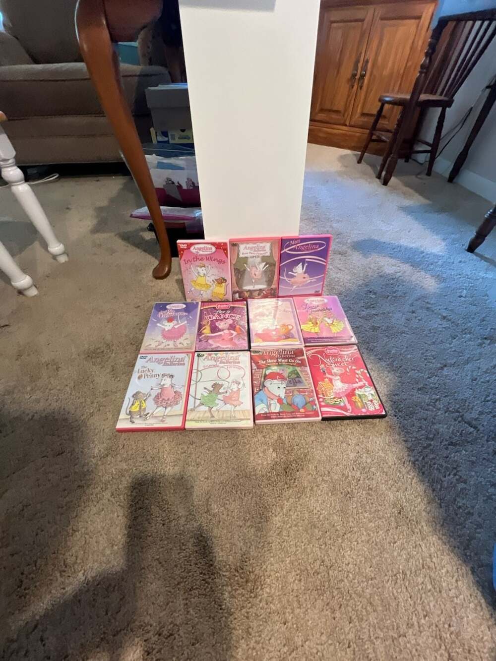 Angelina Ballerina DVD Lot of 10 Childrens Animation Movies